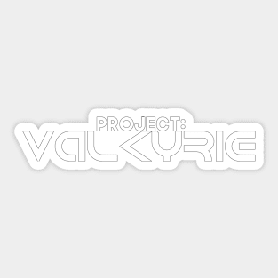 Project: VALKYRIE Logo Sticker